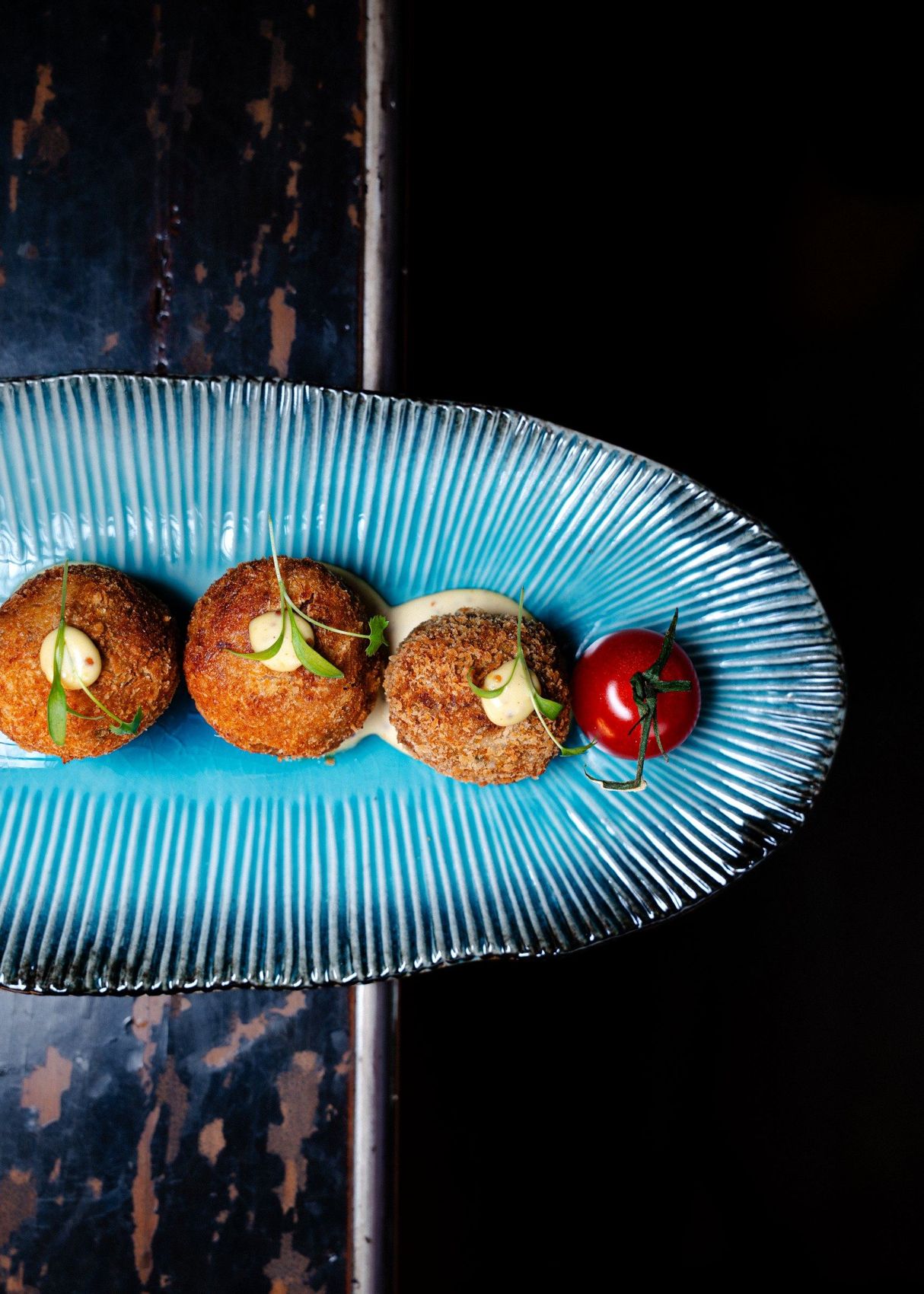 Canapés from the Spikes kitchen